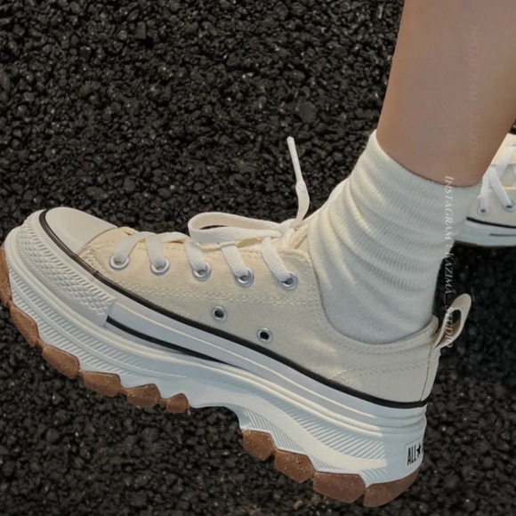 Converse All Star Trekwave React 2.0 鋸齒厚底帆布鞋低筒 ... - Picture 5 of 12